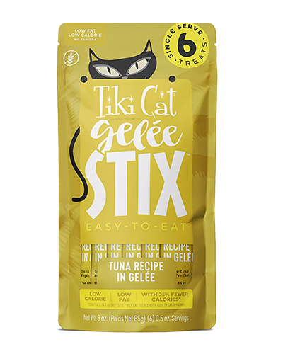 Picture of Tiki Gelee Stix Tuna - 6 Ct Wet Cat Treats
