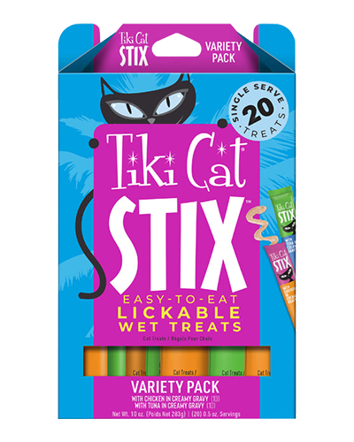 Picture of Tiki Stix Variety Pack - 20 Ct Wet Cat Treats