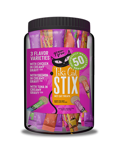 Picture of Tiki Stix Mega Jar - 50 Ct Wet Cat Treats