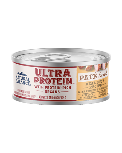 Picture of Natural Balance Ultra Protein Duck Pate - 2.8 oz Wet Cat Food