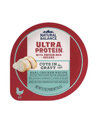 Picture of Natural Balance Ultra Protein Chicken Cuts in Gravy - 2.7 oz Wet Cat Food