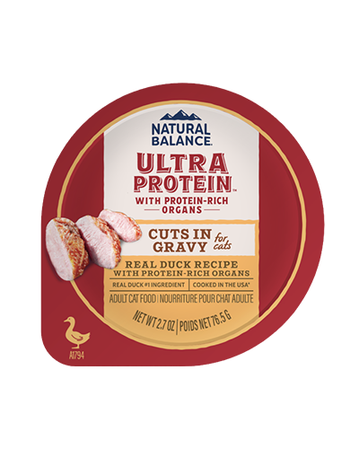Picture of Natural Balance Ultra Protein Duck Cuts in Gravy - 2.7 oz Wet Cat Food