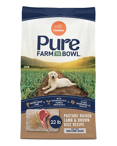 Picture of Canidae Pure Farm to Bowl Lamb & Brown Rice - 22 lb Dry Dog Food