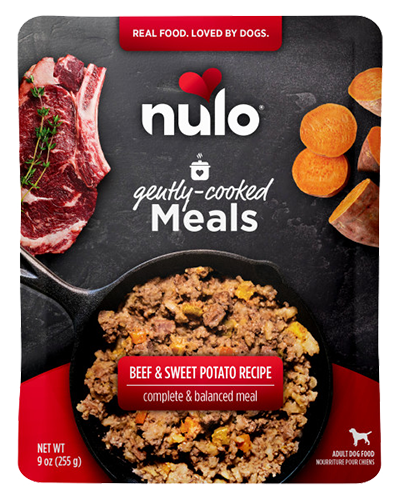 Picture of Nulo Gently-Cooked Meals Beef & Sweet Potato Recipe for Dogs 9 oz