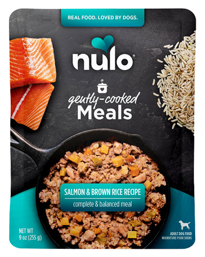 Picture of Nulo Gently-Cooked Meals Salmon & Brown Rice Recipe for Dogs 9 oz