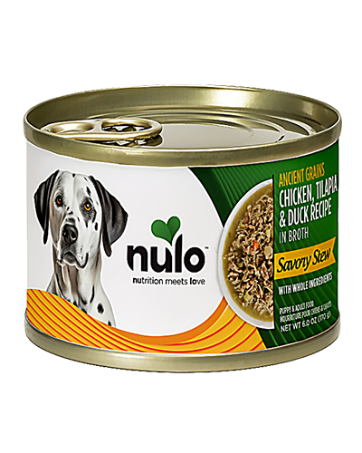 Picture of Nulo Savory Stews Chicken, Tilapia & Duck Recipe for Dogs 6 oz