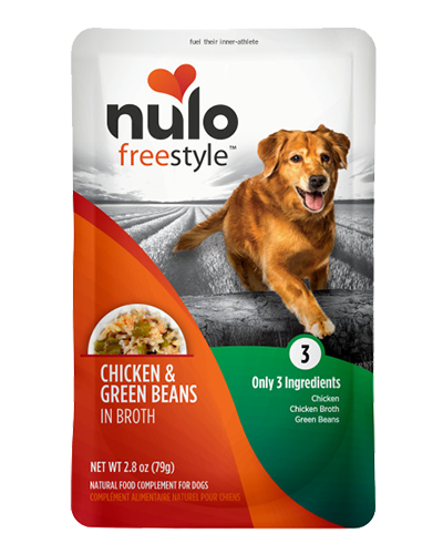 Picture of Nulo FreeStyle Meaty Pouches Chicken & Green Beans Recipe for Dogs 2.8 oz