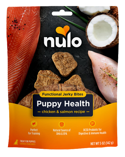 Picture of Nulo Functional Jerky Puppy Chicken & Salmon Recipe for Puppies 5 oz