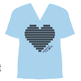 Digital Heart V-neck - Thumbnail 2
