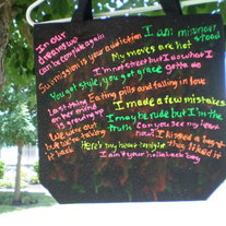 Cobra Starship Lyric Bag