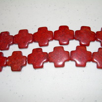 Mosaic Red ~ Cross