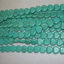 Howlite Hearts