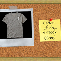 Carton of Ish.. V-Neck (Grey)