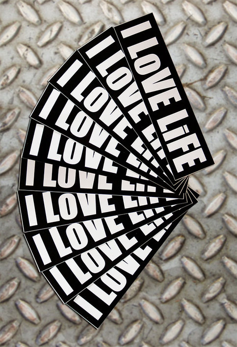 10 - I LoVE LiFE (Stickers)