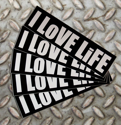 5 - I LoVE LiFE (Stickers)