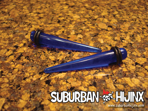 Blue UV Acrylic Taper