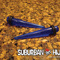 Blue UV Acrylic Taper