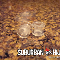 Clear UV Screw Fit Flesh Tunnel