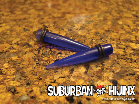 Blue Glass Taper