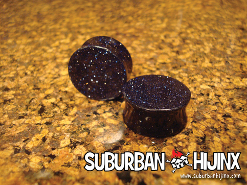 Midnight Sparkle Large Saddle Plug