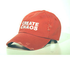Chaos Hat - Distressed Red