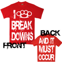 I Love (Brass Knuckle) Breakdown Shirt - Red