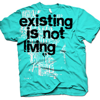 Existing_is_not_living_medium