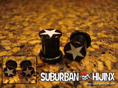UV Star Single Flare Plug (Black)