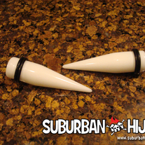 White UV Acrylic Taper