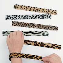 Animal Print Slap Wrist Bands