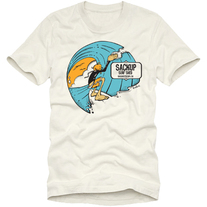 Jive Peoples "Bliss Is A Tube View" White Tee