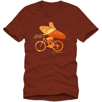 Jive Peoples "On My Way" Deep Red Tee
