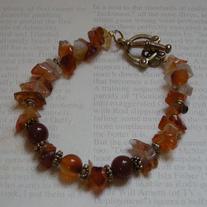 Carnelian Chip Bracelet