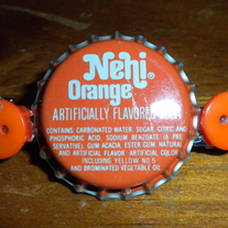 Nehi Orange Soda hair clip