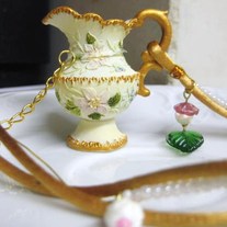 The English Romantic Collection: Pour Golden Love - Miniature Jug Necklace