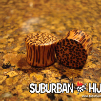 Solid Coco Wood Saddle Plug