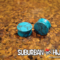 Turquoise Saddle Plug (Semi Precious Stone)