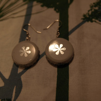 Izze Bottle Cap Earrings