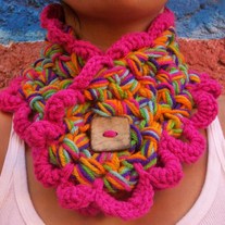 rainbow neckwarmer