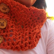 pumpkin neckwarmer