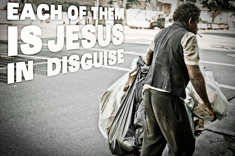 Jesus in Disguise 8x12 Photo