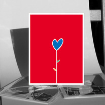 Flower Heart Card