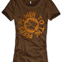 Jive Peoples "Power to the Peeps" Chocolate Tee