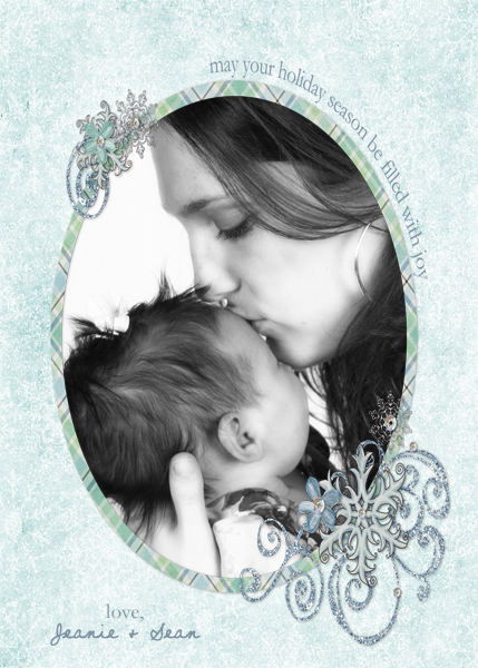 Blue Snowflake Sparkle