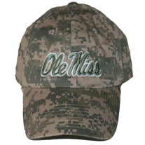 Ole Miss Script Camo Cap