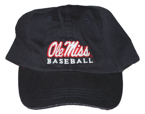 Script Ole Miss Baseball Cap
