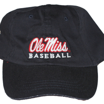 Script Ole Miss Baseball Cap