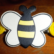Bumble Bee Hair Clip