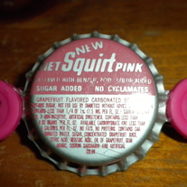 Squirt Pink Soda Bottle Cap Hair Clip