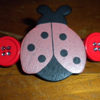 Lovely Ladybug Hair Clip